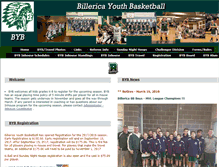 Tablet Screenshot of billericayouthbasketball.org